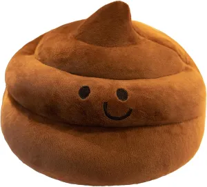 Poop Plush Pillow, Poop Stuffed Pillow, Birthday Christmas Funny Gift Home Decoration for Girls Boys Kids Adults (Brown,9 inch)
