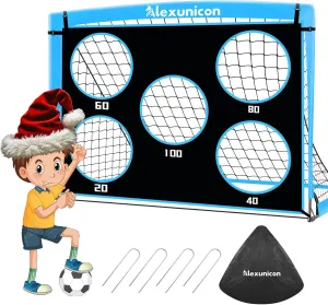 Pop Up Soccer Goal - 4x3 ft, Training Equipment with Goal Target and Carry Bag, Portable for Backyard