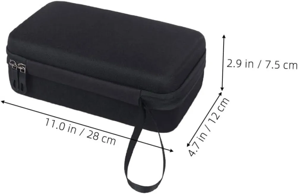 POPETPOP Electric Vehicle Charger Storage Bag Hard Shell Cable Organizer for Bike and Scooter Accessories Shockproof and Pressure Resistant Design Portable Handbag for Daily Use
