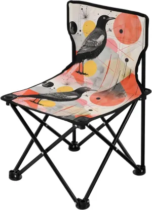 Portable Camping Folding Chairs Foldable Chair Small Bird 1 Lightweight Backpacking Outdoor Outside Fishing