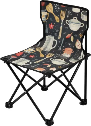Portable Camping Folding Chairs Foldable Chair Small Kitchen Utensils Lightweight Backpacking Outdoor Outside Fishing