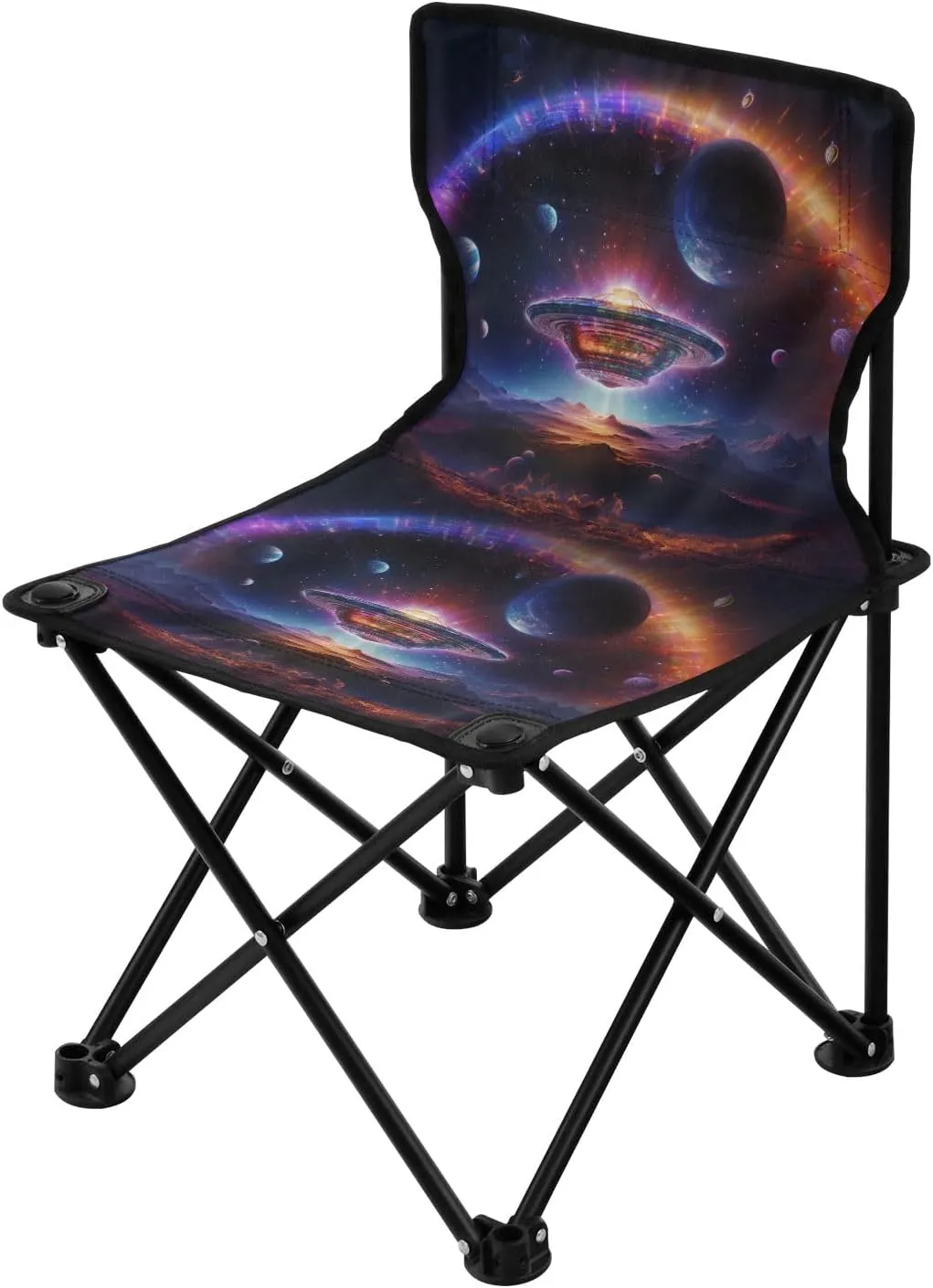 Portable Camping Folding Chairs Foldable Chair Small UFO 2 Lightweight Backpacking Outdoor Outside Fishing