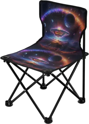Portable Camping Folding Chairs Foldable Chair Small UFO 2 Lightweight Backpacking Outdoor Outside Fishing