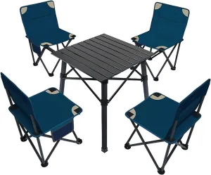Portable Camping Table Folding Beach Table Folding Table with Carry Bag Easy to Carry Perfect for Outdoor Picnic BBQ Cooking Festival Beach Home Use (Color : A)