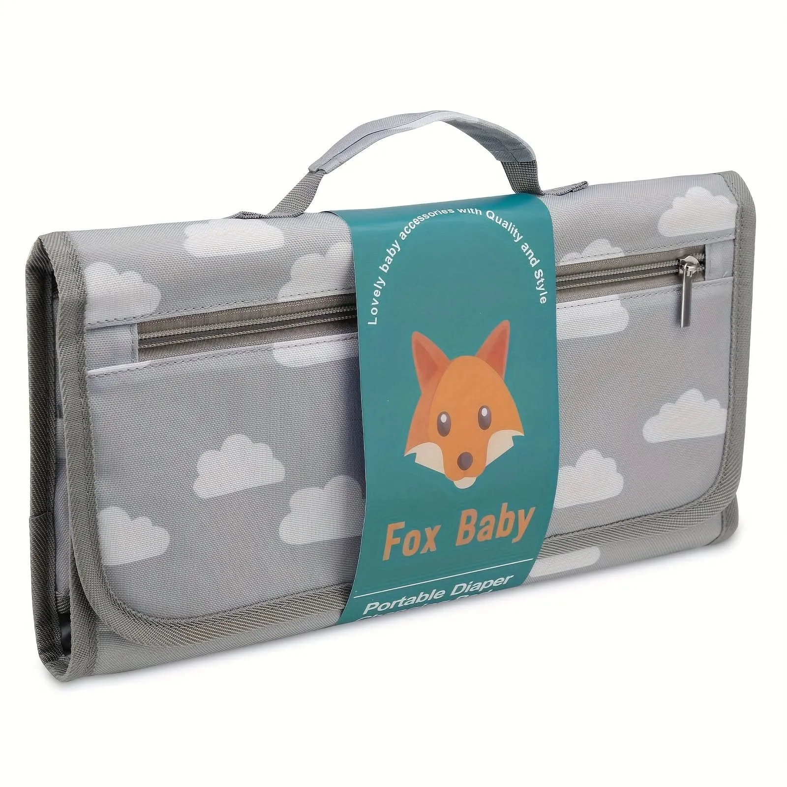Portable Waterproof Baby Changing Pad –One-Hand Diaper Change Pad
