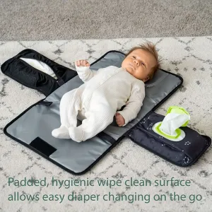 Portable Waterproof Baby Changing Pad –One-Hand Diaper Change Pad