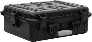 Protect Valuables with Portable Flight Case, Heavy-Duty, Waterproof, Lockable, Black, 20.5"x15.7"x7.5"