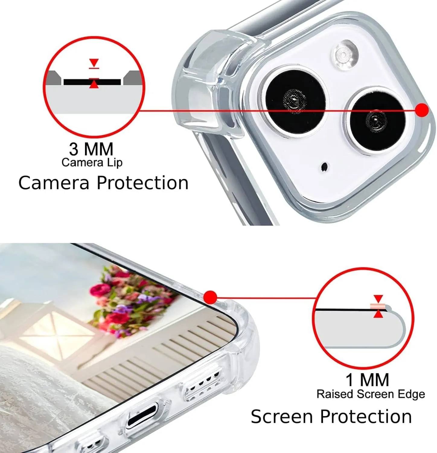 Psychedelic Trippy Element Case Compatible with iPhone 11, Evil Eye Silicone Shockproof TPU Bumper Anti-Scratch Protective Cover Case for iPhone 11