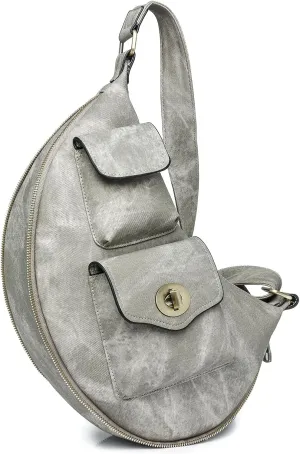 PU Leather Crossbody Bags for Women | Womens crossbody Purses and Handbags - Shoulder Backpack Sling Bag for Women