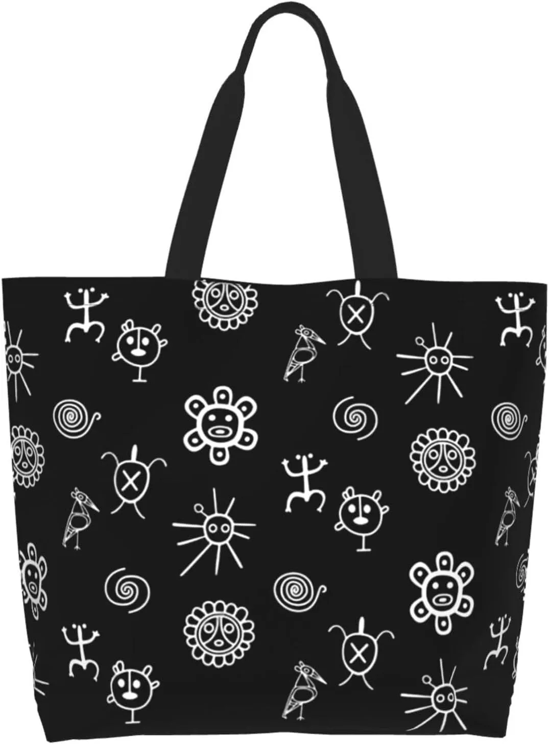 Puerto Rico Canvas Tote Bag Puerto Rico Flag Shoulder Bag Puerto Rican Casual Grocery Bags Outdoor
