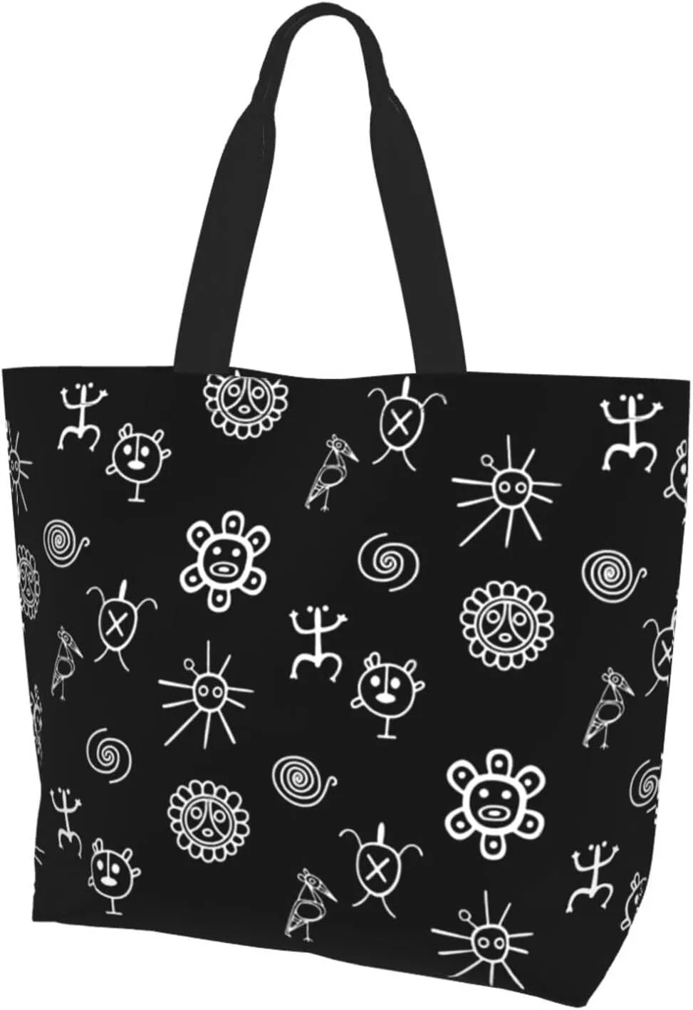Puerto Rico Canvas Tote Bag Puerto Rico Flag Shoulder Bag Puerto Rican Casual Grocery Bags Outdoor