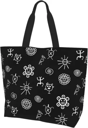 Puerto Rico Canvas Tote Bag Puerto Rico Flag Shoulder Bag Puerto Rican Casual Grocery Bags Outdoor