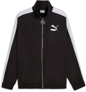 PUMA - Mens T7 Oversized Woven Track Jacket, Color Black, Size: X-Large