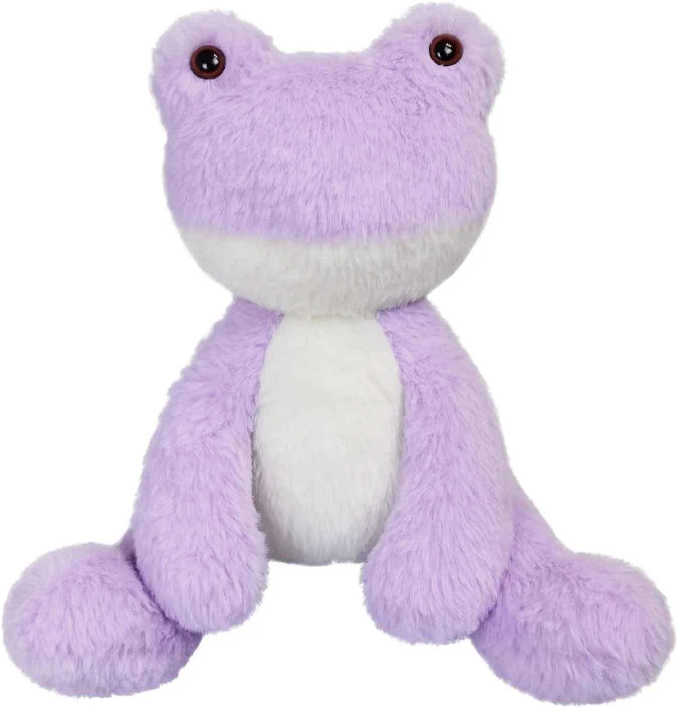 Purple Frog Stuffed Animal, 8.5 Inches Plush Frog Toy, Soft Cuddly Plushie Hugger Toy for Boys Girls, Gifts for Kids or Girlfriend