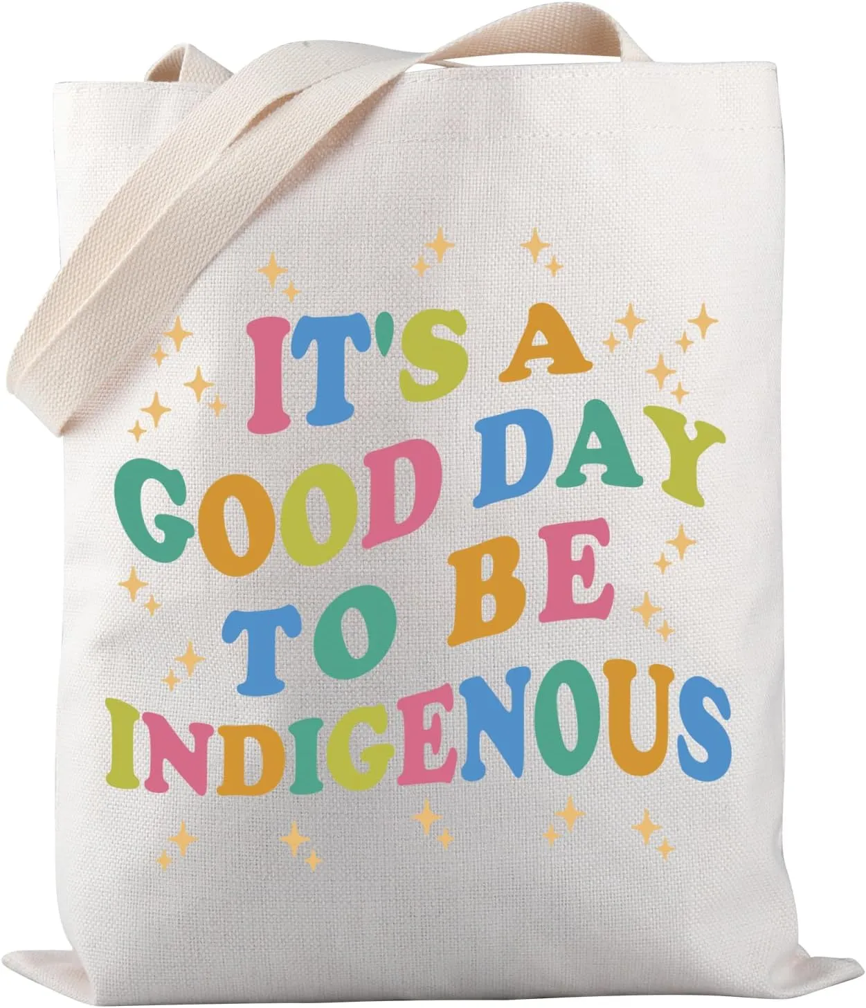 PWHAOO Native American Tote Bag It's A Good Day To Be Indigenous Tote Bag American Indigenous Gift