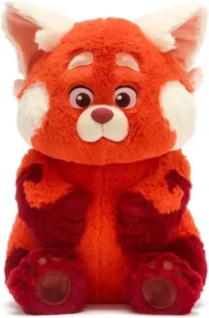 Red Plush Toy, Red Meilin Panda Doll, New Stuffed Animal Pillow for Kids and Fans Birthday Party and Festival Present