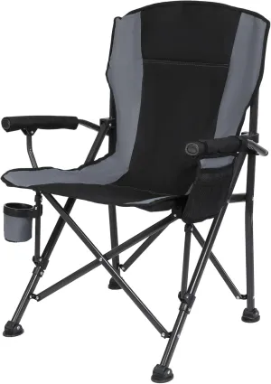 REDCAMP Oversized Folding Camping Chair for Adults Heavy Duty 250/300/330lb, Sturdy Steel Frame Outdoor Camp Chairs Portable Lawn Chair with High Back and Cup Holder