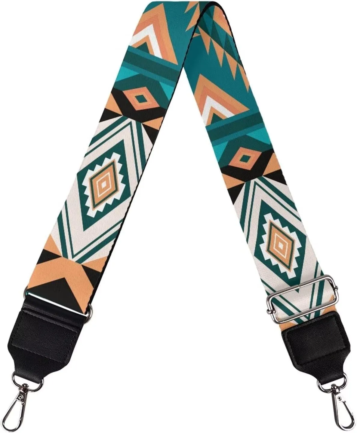 Retro Aztec Crossbody Strap for Purses, Women's Shoulder Bag Accessories, Size 29.9-50.3 Inches for Ladies Long Extender
