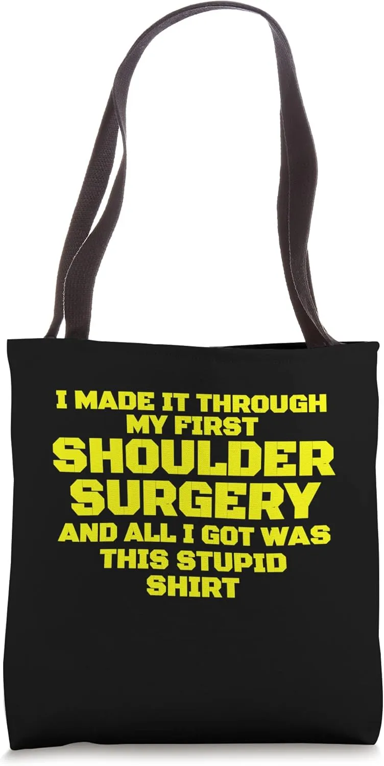 Revocery Sympathy Caring Shoulder Surgery Get Well Tote Bag