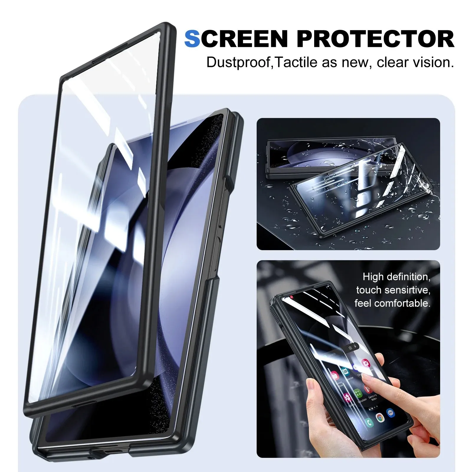 Rexo® - Armor Stand Case with S Pen Slot
