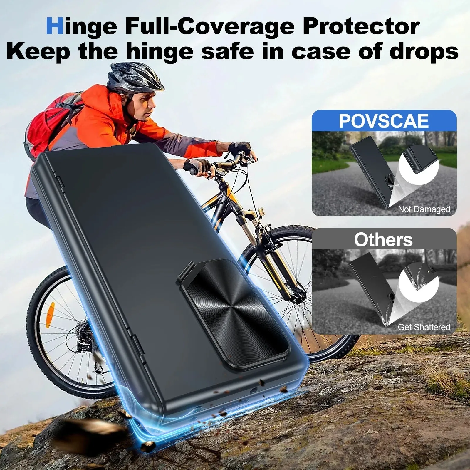 Rexo® - Armor Stand Case with S Pen Slot