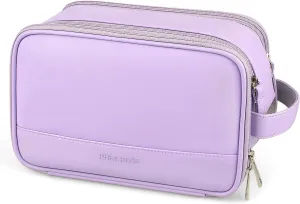 Rhea Rose Toiletry Bag for Women, Makeup Travel Bag Organizer, Large Bathroom Cosmetic bag, Traveling Dopp Kit Accessories Shower Bag, Lavender Purple