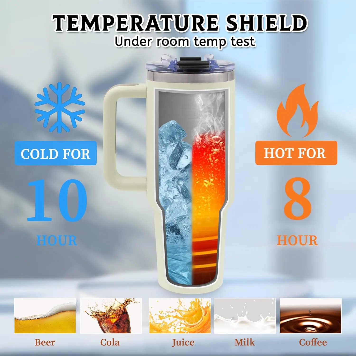 Rodeo Tumbler Gifts for Men, 40oz Cowgirl Western Tumbler with Handle for Women, Reusable Durable for Gym or Outdoors, Birthday Christmas Thanksgiving Day Gifts for Friends