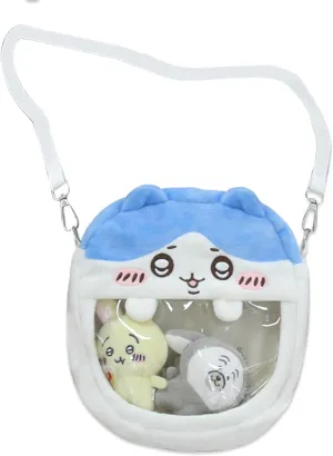 Roffatide Anime Hachiware Crossbody Bag - Mini Shoulder Bag with Fluffy Phone Purse - Underarm Top-handle Handbag