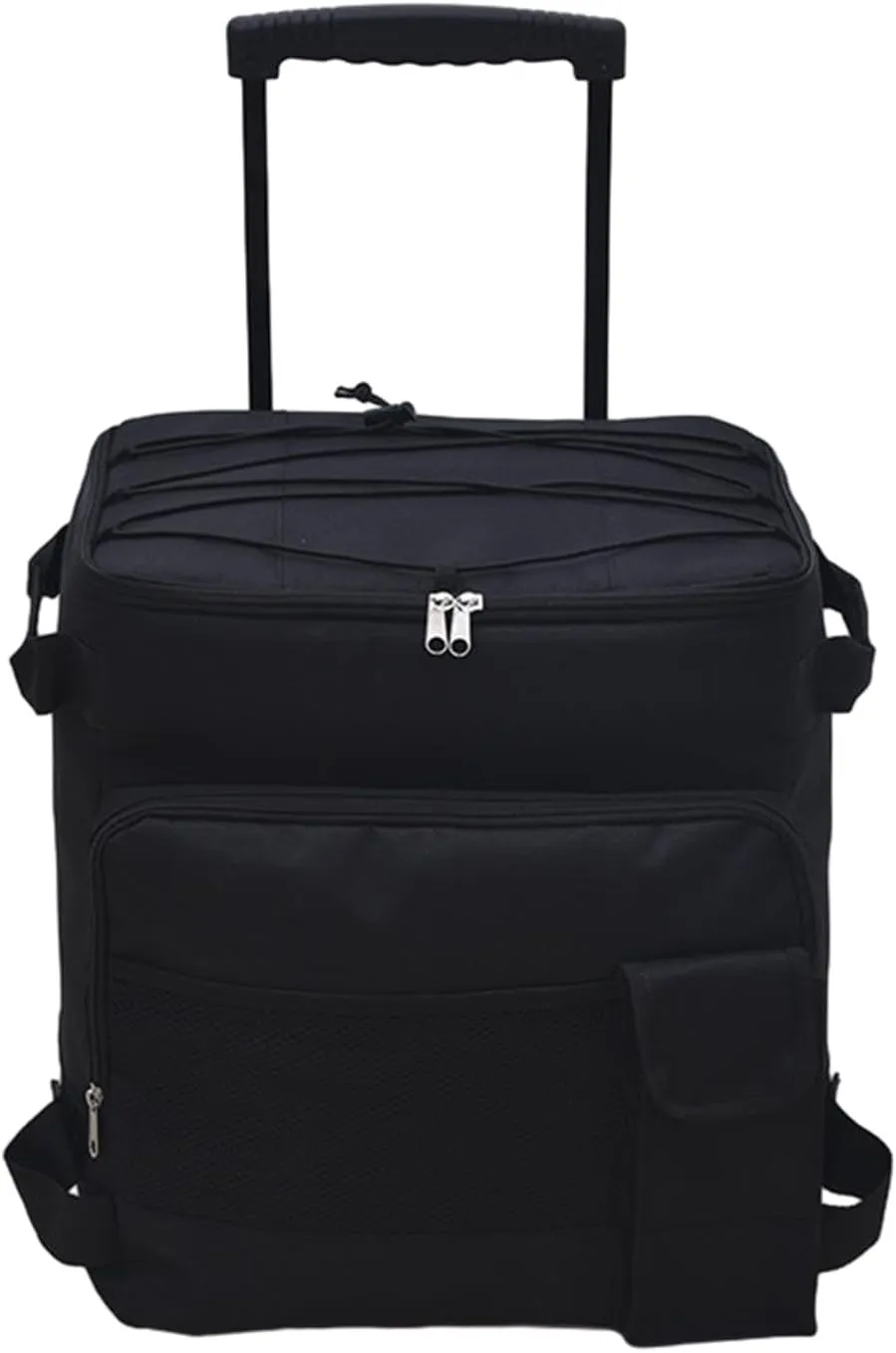Rolling Cooler Cart Cool Bag Waterproof with Wheels and Handle Cooler Bag Insulated Wheeled Cooler for Park Fishing Hiking Work