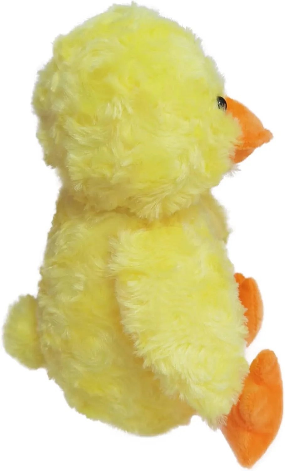 Rose Duck Plush Stuffed Animal, Cute Furry Yellow Duck Toy, Soft Cuddly Plushie Hugger Toy for Boys Girls, Gifts for Kids or Girlfriend, 12 Inches