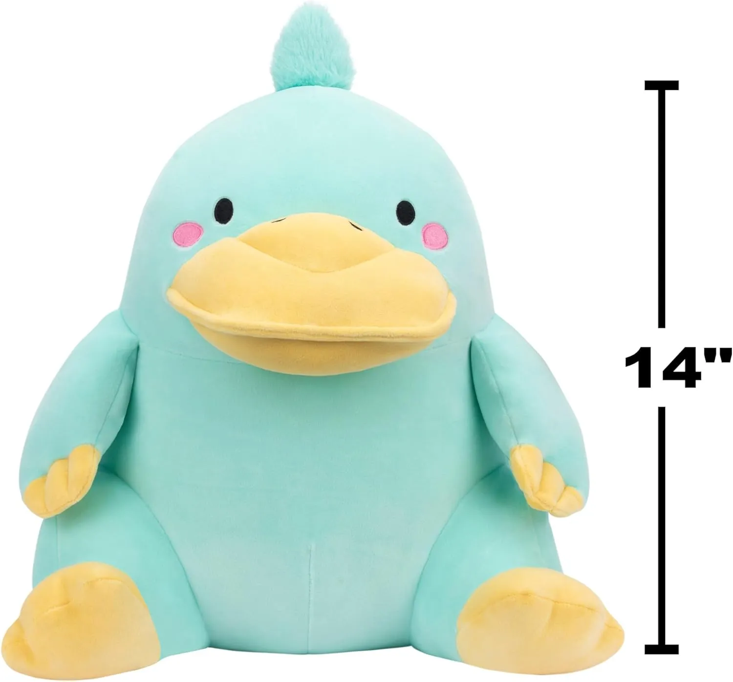 Russ 14-Inch Mint Platypus Plush - Ultrasoft Official Jazwares Plush