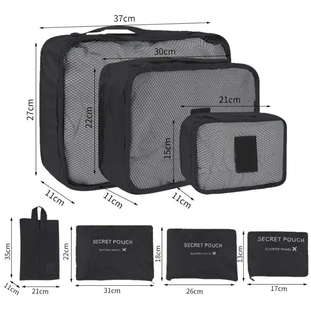 RYNX | PCS Suitcase Organizer Bags Set