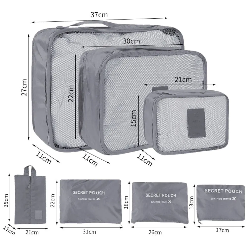RYNX | PCS Suitcase Organizer Bags Set