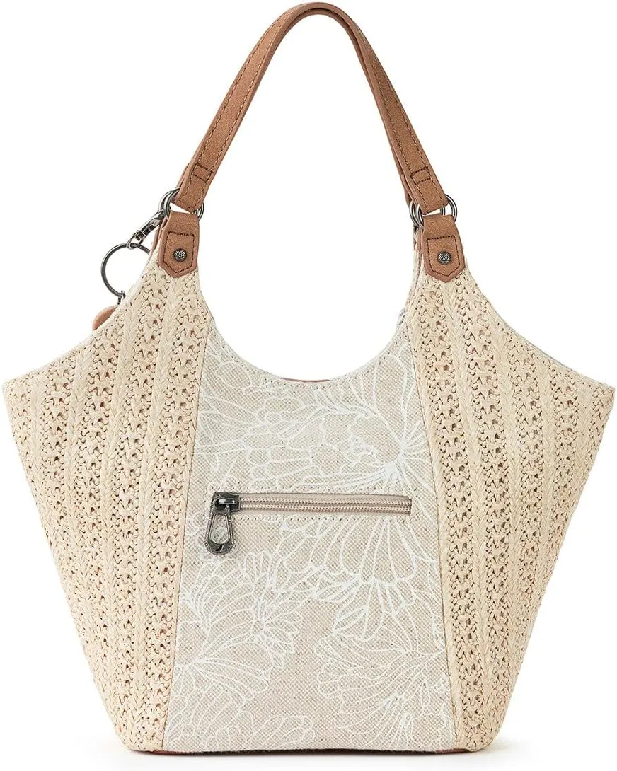 Sakroots Roma Straw Small Shopper