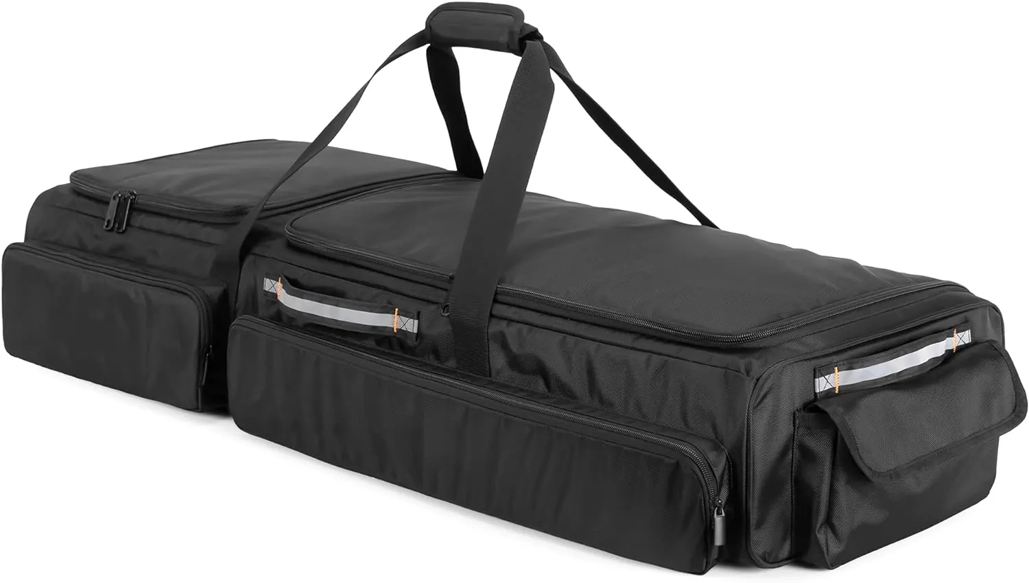 samdew Under Seat Storage Bag Fit for SuperCrew Cab & Crew Cab, Back Seat Double-Compartment Organizer for Truck, Practical Underseat Tool Box with Inner Dividers & Multiple Pockets (Patented Design)