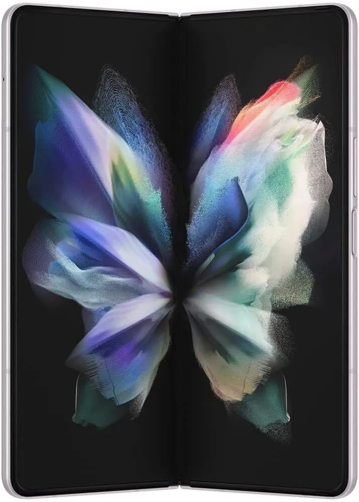 SAMSUNG Galaxy Z Fold 3 5G US Version, 256GB, Phantom Silver - AT&T (Renewed)