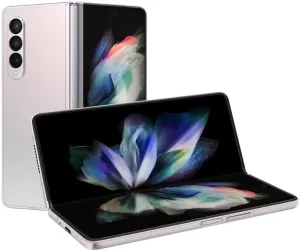 SAMSUNG Galaxy Z Fold 3 5G US Version, 256GB, Phantom Silver - AT&T (Renewed)
