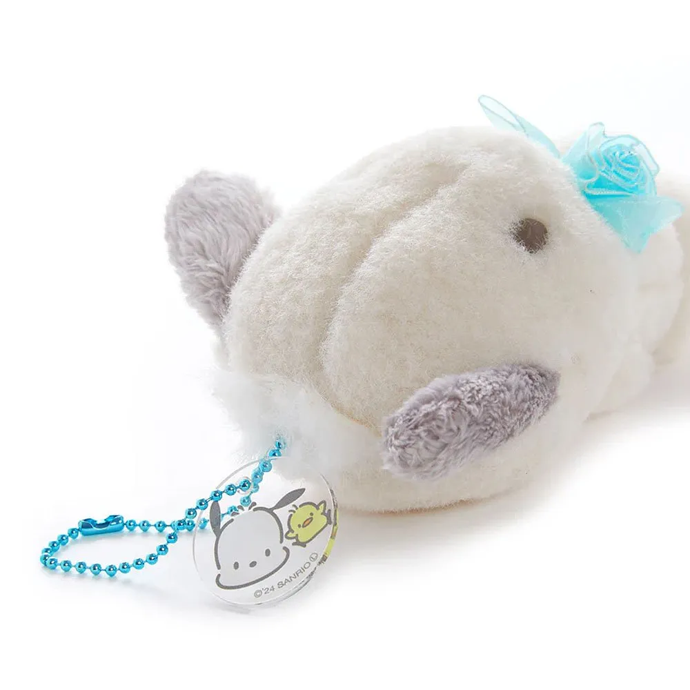 Sanrio Pochacco Cute Pose Mascot Keychain Plush