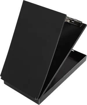 Saunders Black Recycled Aluminum Citation Holder – Eco-Friendly Office Supply, Corrosion Resistant, Lightweight Clipboard. Stationery Supplies