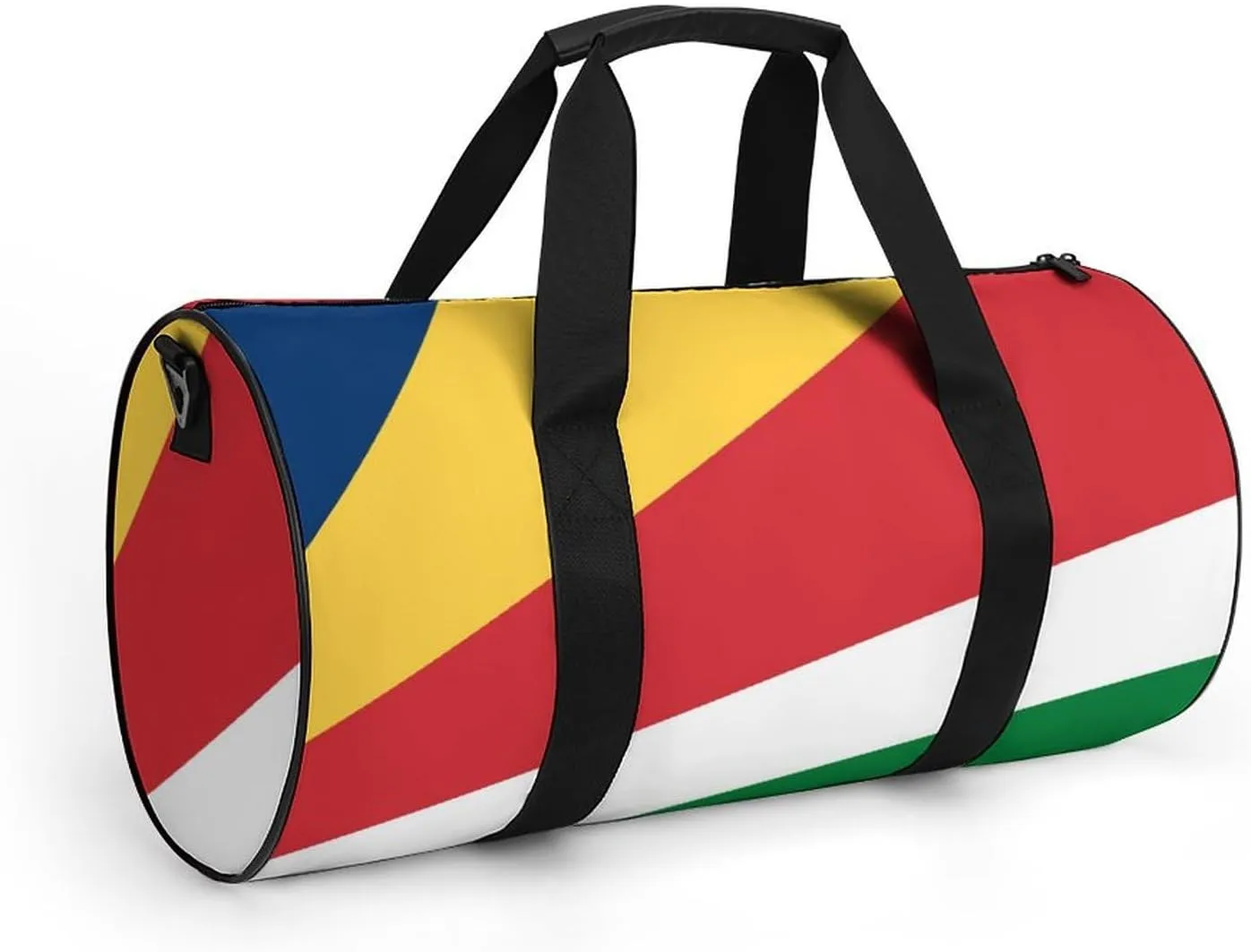 Seychelles Flag Large Capacity Gym Bag for Women Men with Wet Pocket Travel Duffel