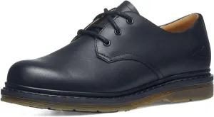 Shoes for Crews Minetta Mens Womens Unisex Non Slip Dress Work Shoes - Work & Safety Footwear, Water Resistant, Lace-up, Oxford Shoes, Wide, M7.5/W9 Black