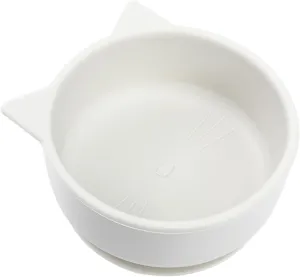 Silicone Suction Bowl Dinner Bowl Compartment Boy Girl's Meal Cartoon Design Easy Clean