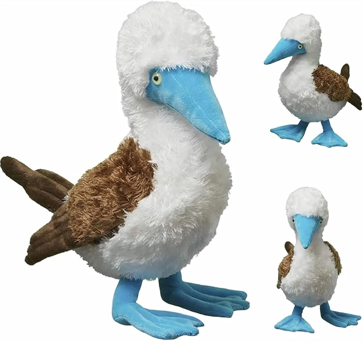 Simulation Blue Footed Boobies Plush Toy, Soft Realistic Cute Plush Stuffed Animal Toy 13.7 inch Funny Birds Home Decoration Children's…