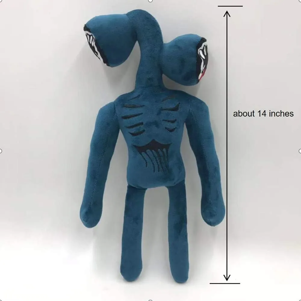 Siren Head Plush Toys Cartoon Dog Cartoon Cat Plush Toys for Boys and Girls Home Party Gift Birthday Gift(Blue)