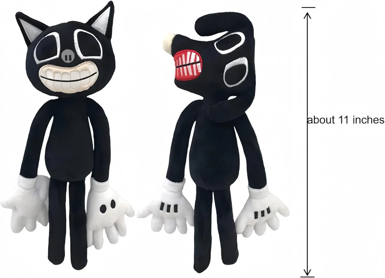 Siren Head Plush Toys Cartoon Dog Cat Rabbit Plush Toys Halloween Christmas Horror Plush Toy for Home Party Gift Birthday Toy (Cat&Dog)