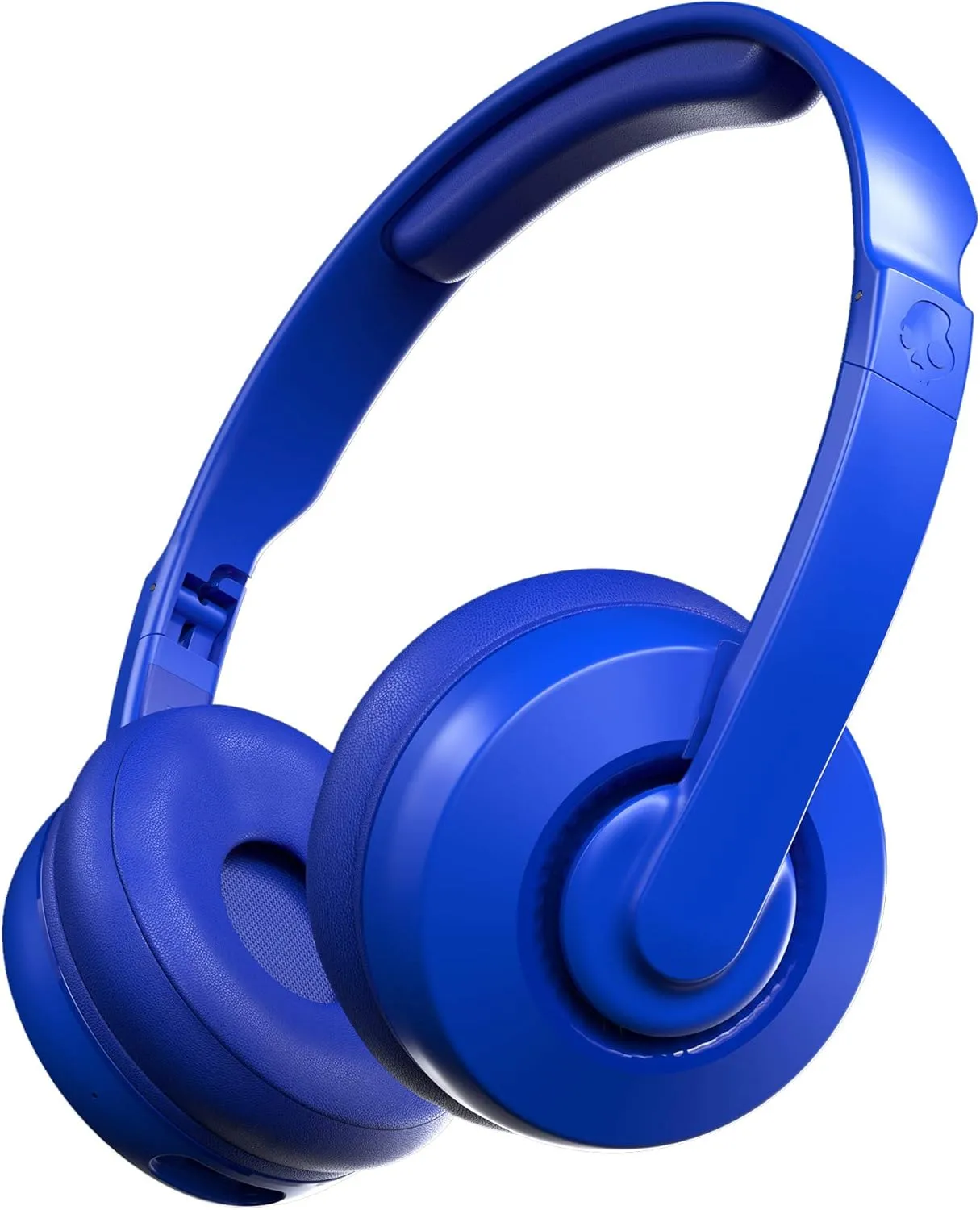 Skullcandy Cassette On-Ear Wireless Headphones, 22 Hr Battery, Microphone, Works with iPhone Android and Bluetooth Devices - Blue