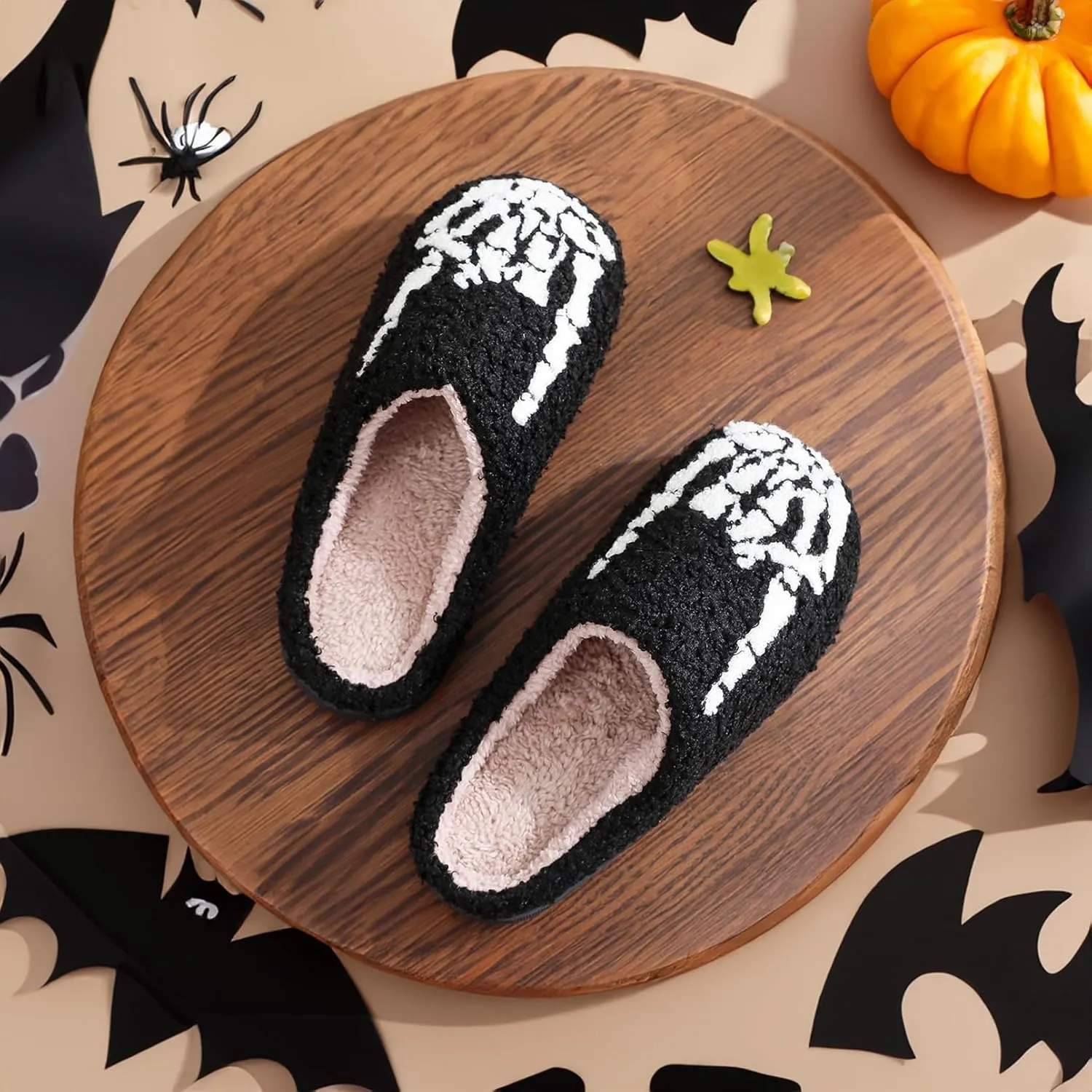 Slippers Fuzzy Memory Foam Retro Indoor Outdoor Home Couple Shoes Womens Mens Fluffy Plush Slippers Animals Cute Cartoon House Slippers Cuddly Warm Shoes Indoor Outdoor Girls