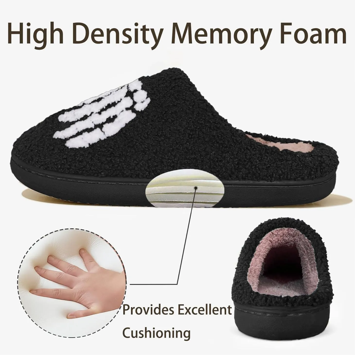 Slippers Fuzzy Memory Foam Retro Indoor Outdoor Home Couple Shoes Womens Mens Fluffy Plush Slippers Animals Cute Cartoon House Slippers Cuddly Warm Shoes Indoor Outdoor Girls