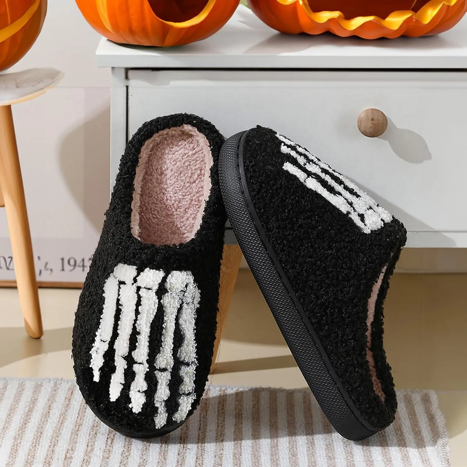 Slippers Fuzzy Memory Foam Retro Indoor Outdoor Home Couple Shoes Womens Mens Fluffy Plush Slippers Animals Cute Cartoon House Slippers Cuddly Warm Shoes Indoor Outdoor Girls