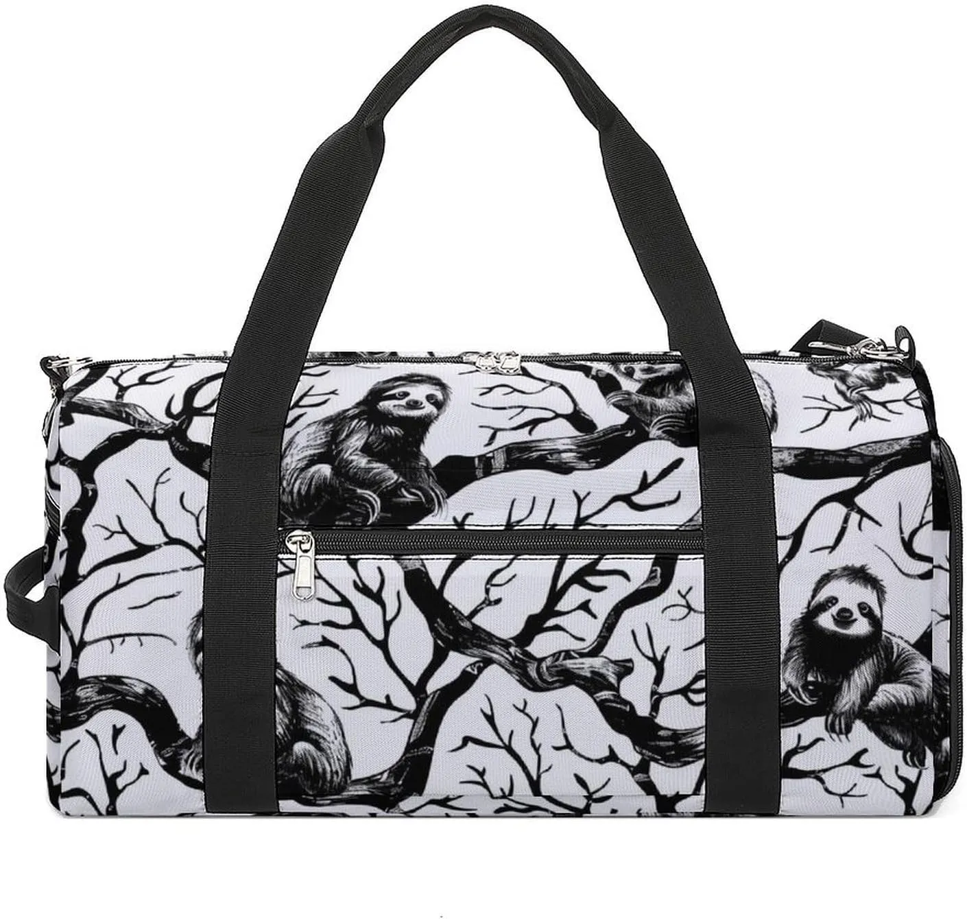 Sloth Sports Gym Bag for Men Women Travel Duffel Bag with Shoulder Strap